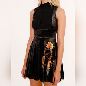 Blackmilk poison Posy velvet underbust dress large BNWT brand new with t…